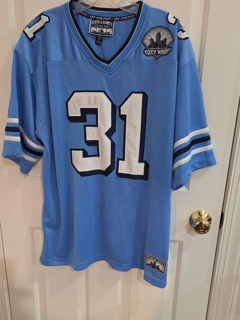 Vintage Steve & Barry's City Wide Phoenix #31 Jersey Carolina Blue Y2K Mesh - XL